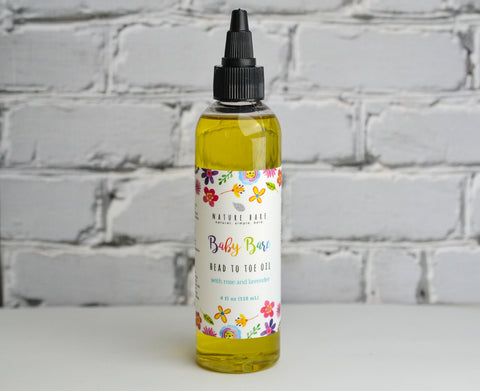 Baby Bare - Rose & Lavender | Head to Toe Baby Oil | 2 & 4oz