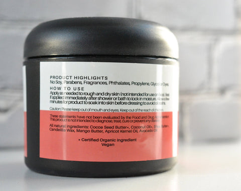 Not Shipping Until Sep 2023 - Cocoa Bare | Cocoa Body Butter | 4 & 8oz