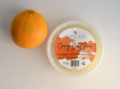 Orange Dead Sea Salt Body Scrub | 8oz