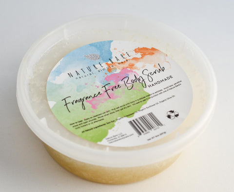 Fragrance Free Dead Sea Salt Body Scrub | 8oz