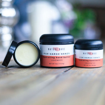 Not Shipping Until Sep 2023 - For Harsh Hands | Hand Cream for Extremely Dry Hands | Unscented, Lavender and Rose | 1-4 oz