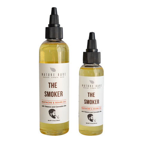 The Smoker | Mustache & Beard Oil - Made with Tobacco and Hemp Oils | 2 & 4oz